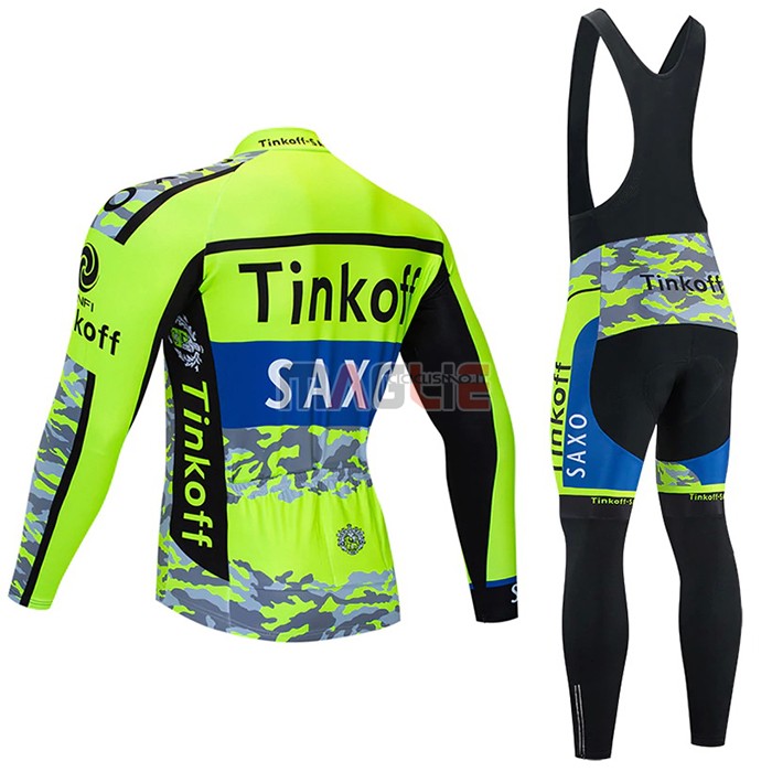 Maglia Tinkoff Manica Lunga 2021 Giallo